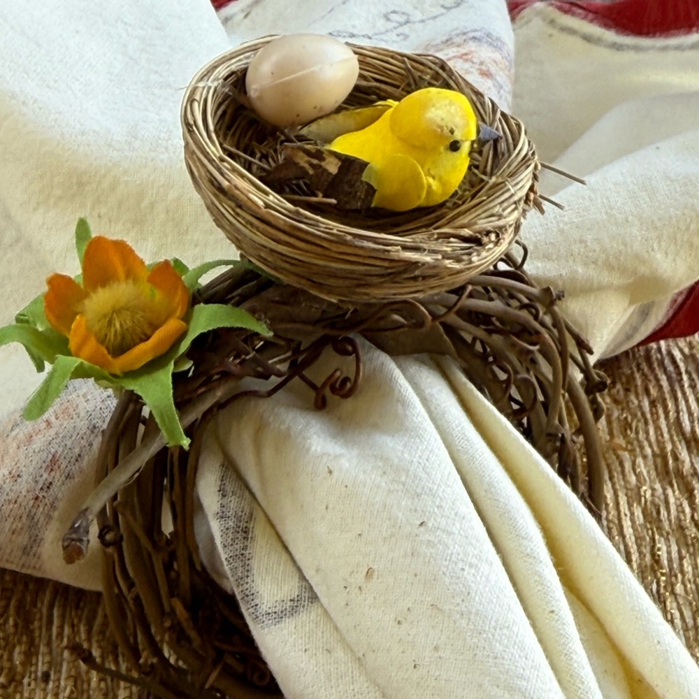 12 Bird Napkin Rings